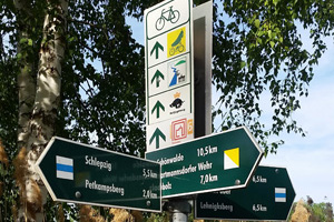 Fahrradwege Gurkenradweg