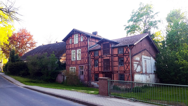 Alte Mühle am Radweg in Richtung Prenzlau