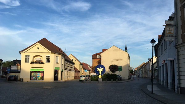 Ziel des Gurkenradweg: Lübbenau Altstadt